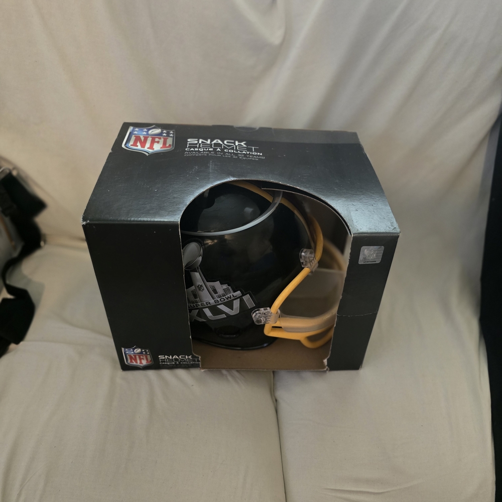 NFL Black and Yellow Snack Helmet